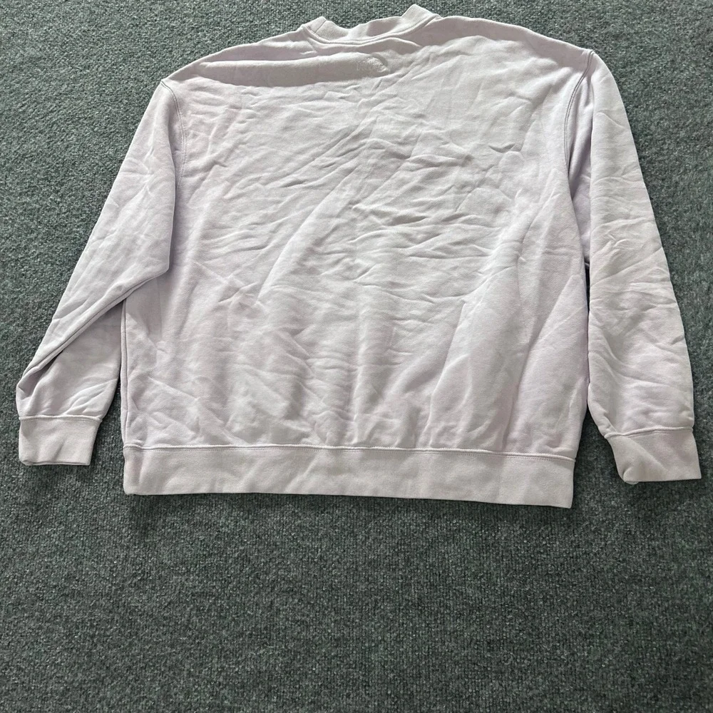 Nike Sweatshirt Womens Size M Purple Dri-Fit Embroidered Swoosh Relaxed Pullover
